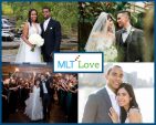 MLT Love 2020 collage featuring Lauren Scott (Richardson) & Walter Scott, Jonathan & Nancy Chiquito, Krystalyn & Chris Broughton, and Laura Sandoval & Javon Tai